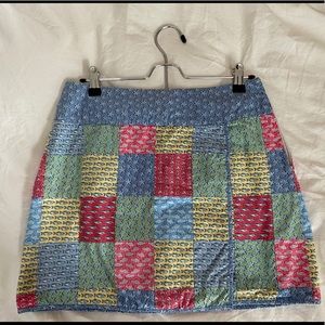 Vineyard Vines Patchwork wrap skirt
